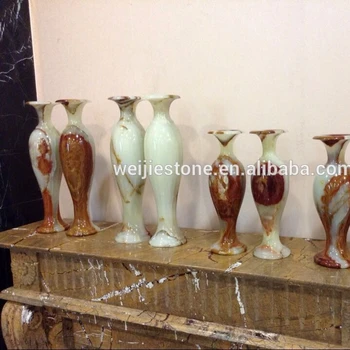 Precious Ancient Green Onyx Stone And Marble Vases Manufacturer