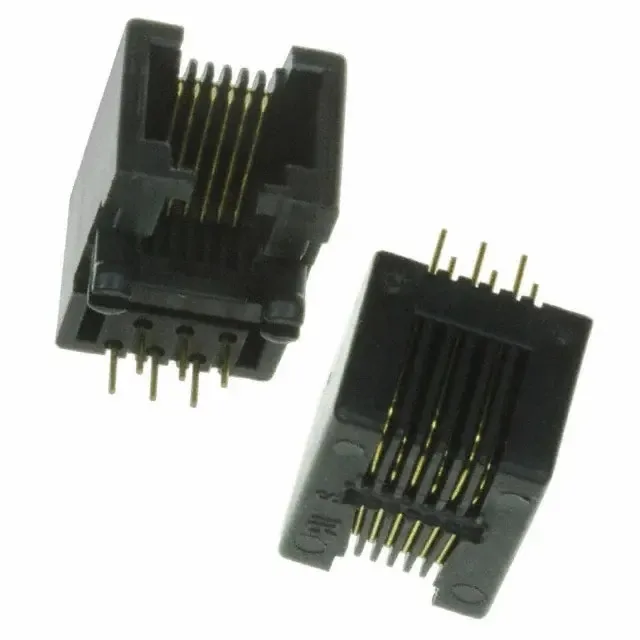 Components 4p4c 6p6c Female Jack Modular Connector Rj11,Rj12,Rj14,Rj25 ...