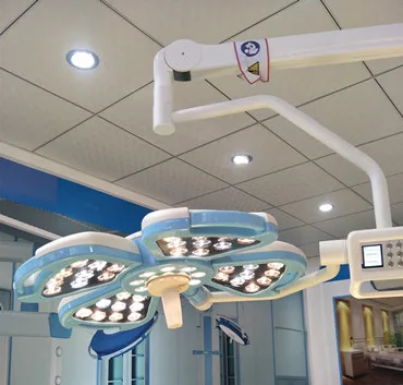 Ceiling dual demo led operating lamp in hospital operation room surgical light