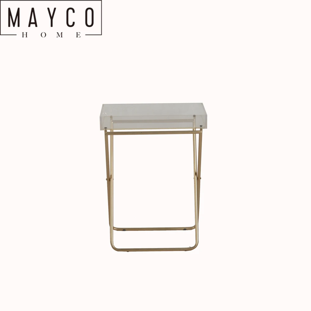 Mayco Other Plastic Furniture Acrylic Folding Accent Table Side Tray