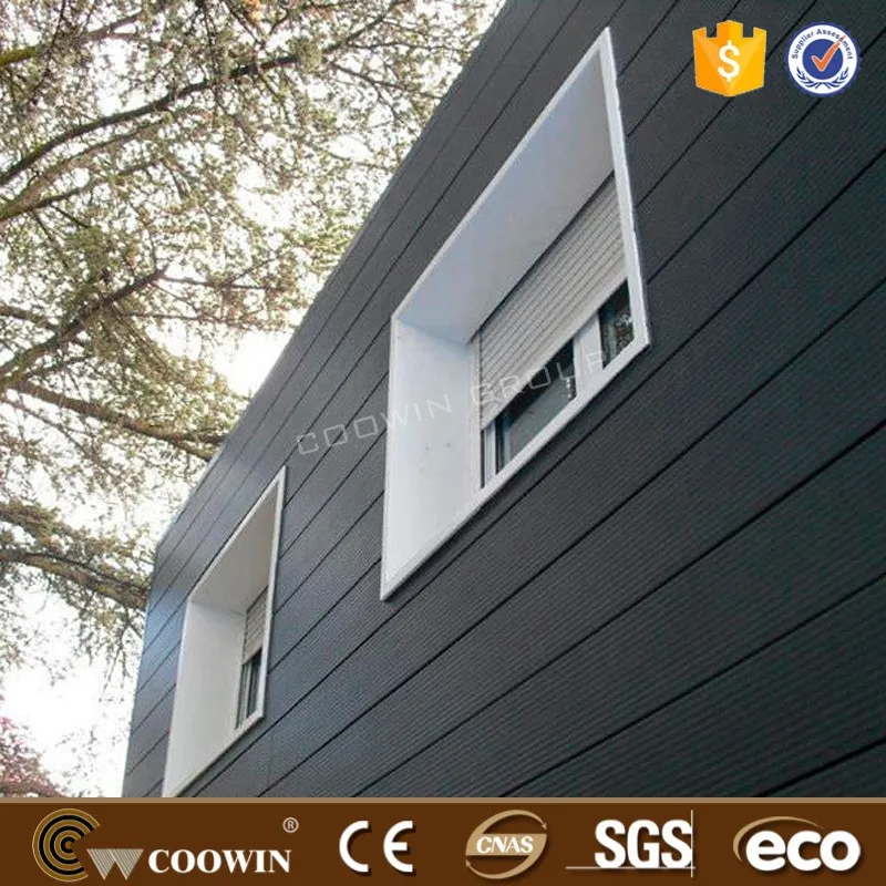 High Density Fiber Timber Wall Panel Siding Exterior Wall 