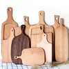 Custom logo eco-friendly fsc wood chopping blocks wooden kitchen cutting boards