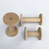 Custom make different size natural wood spool small empty wooden spool