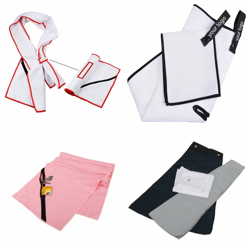 High Quality Microfiber Golf Towel Waffle/golf Towels Microfiber With