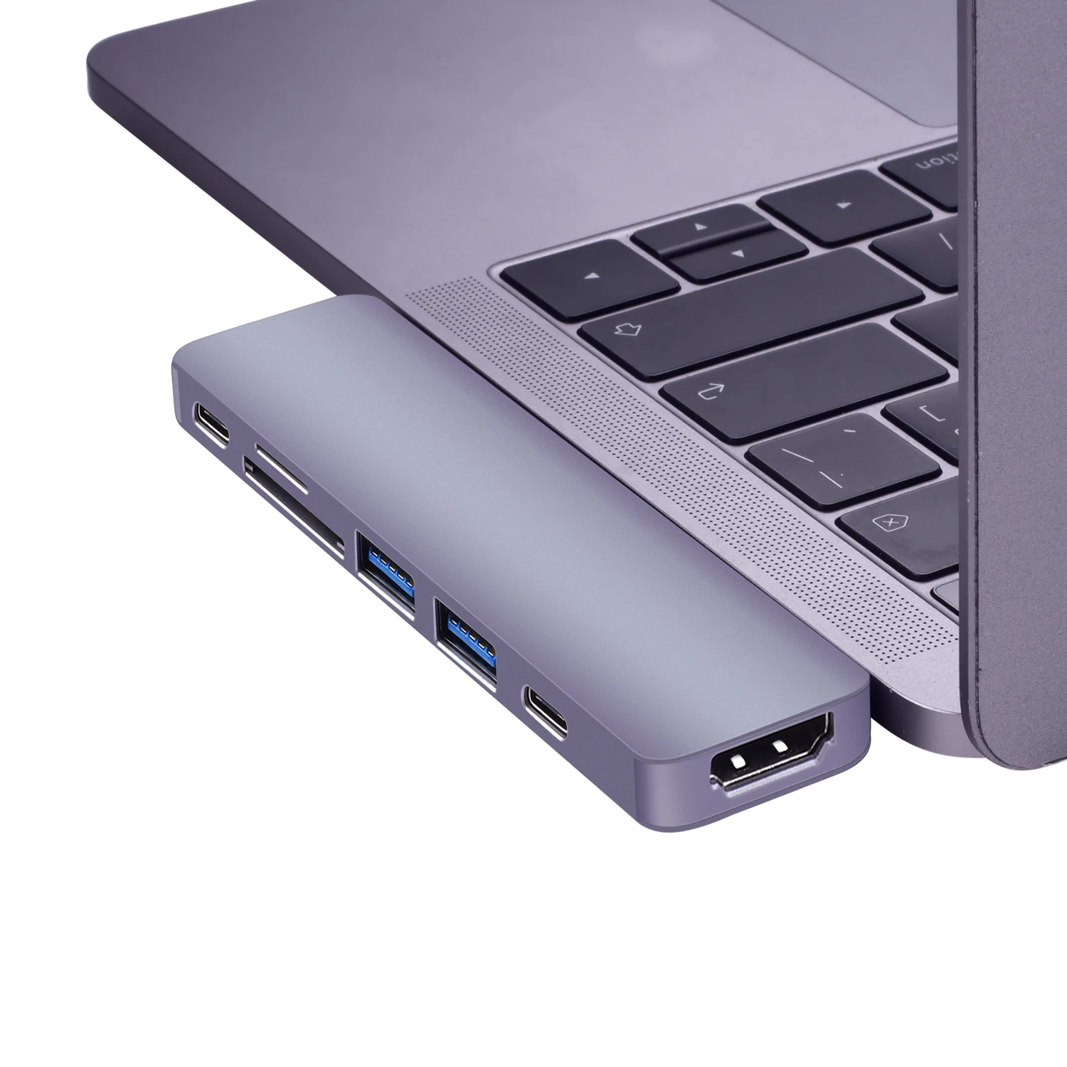 Китайский производитель 7 в 1 USB C многопортовый адаптер USB Type-C Hub для macbook pro со слотом sd/tf