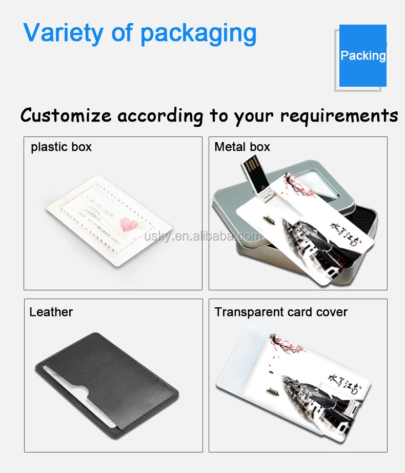Oem Custom Logo Credit Card Usb,Promotional Gifts Usb Card,Usb Business Card 2gb 4gb 8gb - ANKUX.COM