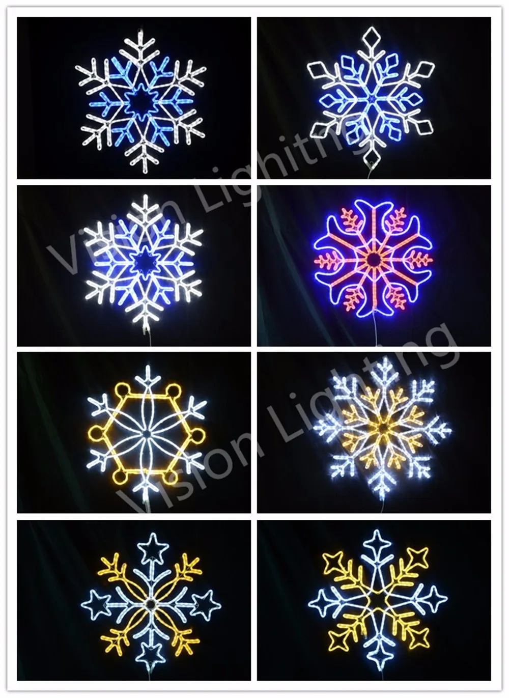 Outdoor Commercial Christmas Holiday Motif 220v Waterproof Led