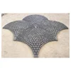 China granite paver, thick stone grey granite paver , outdoor interlock flamed paver stone flooring tile,