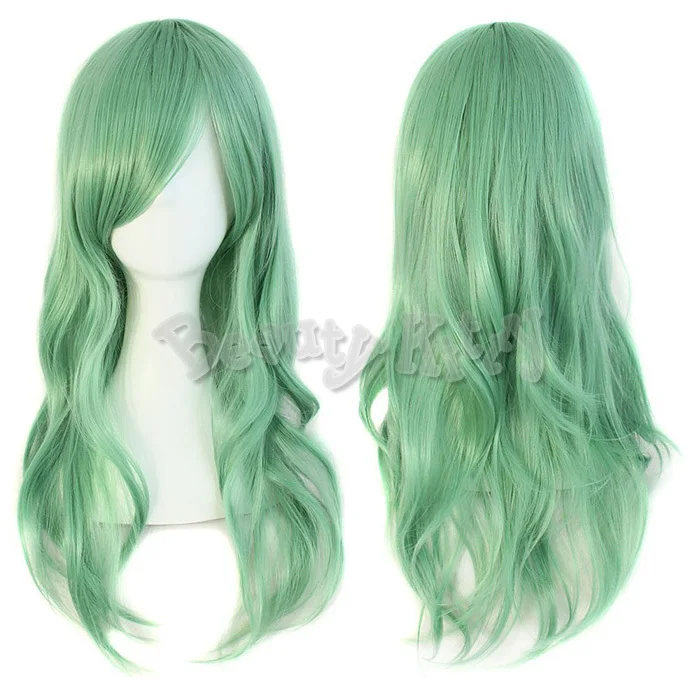 green anime wig