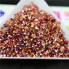 The latest research and development rainbow rose gold crystal double point rhinestone