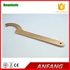 spark proof hook wrench,non sparking hook spanner,explosion proof hand tools