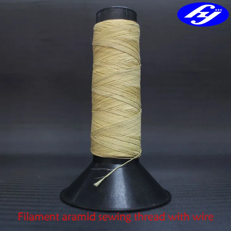 Filament Fiber Kevlar Sewing Thread With Ss304 Wire Buy Sewing Thread