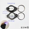 Wholesale Portable Mini UV Led Keychain Lights /Led Key Chains/Keyring/Flashlight Mini Light