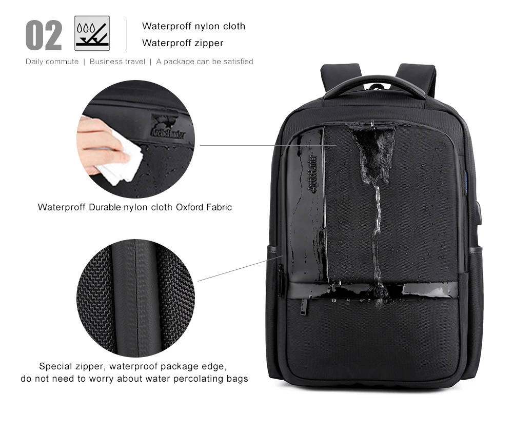 [arctic Hunter] 2021 New Style Waterproof Sport College Laptop Backpack ...