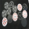 Factory processing Black Background Polycarbonate Label for Champagne Bottles