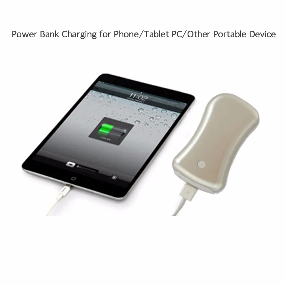 Soap Shaped Portable Silvercrest Power Bank Hand Warmer 5200mah For