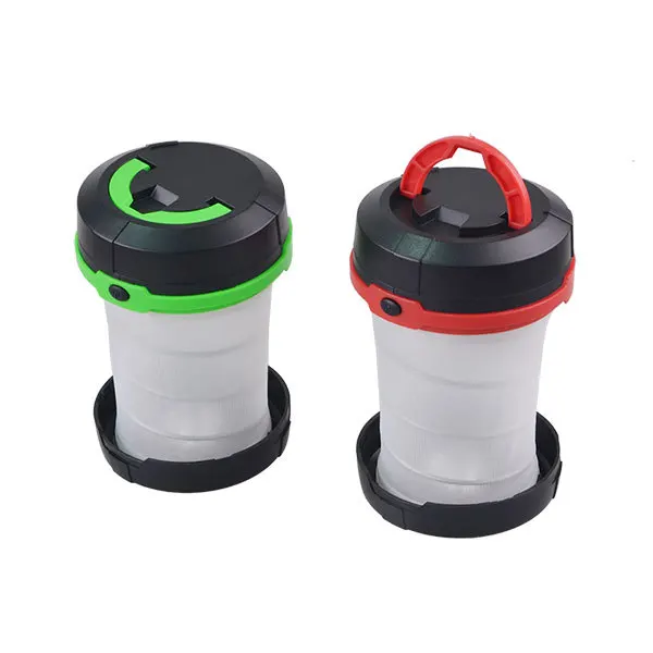 3w ABS folding led camping lantern/New Arrived Plastic Collapsible Powerful LED Lamp Lantern