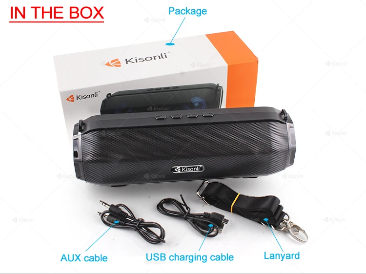 Portable Wireless Speaker LED glowing speaker Supported Blue-tooth/TWS/FM radio - ANKUX.COM