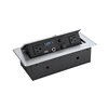 double electoical multi desktop socket with usb