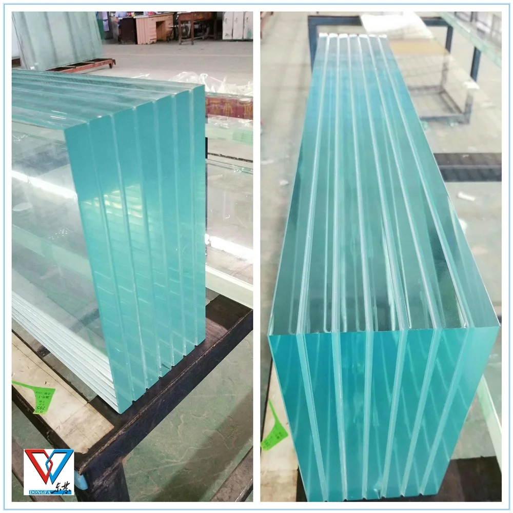 
Kuraray Sentryglas sgp laminated toughened glass panels standard sizes price per square meters 