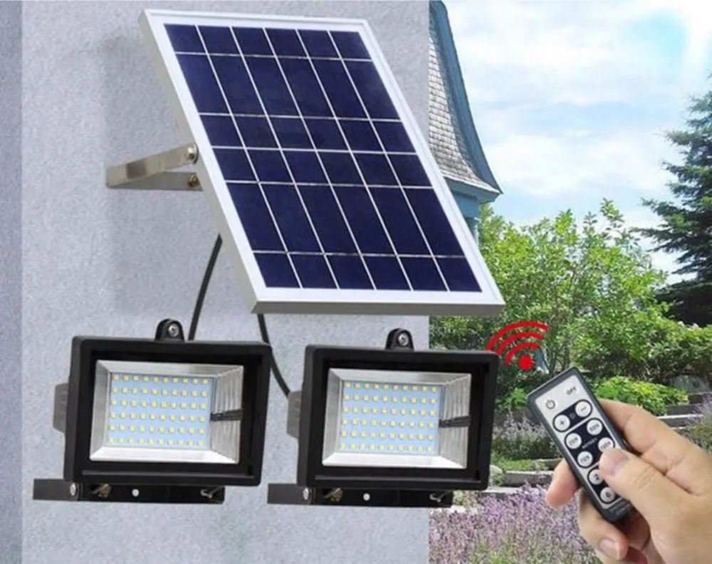12w Night Sensor Solar Light Led Flood Lamp Indoor And Outdoor Garden Spotlights Buy High