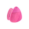 Private label face exfoliator sonic vibration beauty device skin care brush electric silicone brush