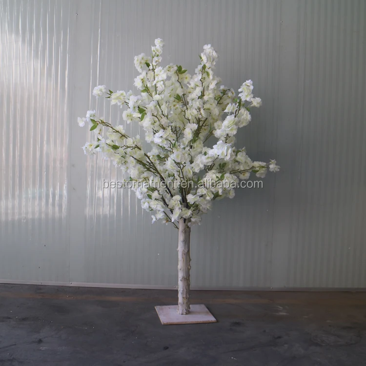 120cm High Artificial White Wedding Cherry Blossom Centerpieces Tree For Table Decoration Buy