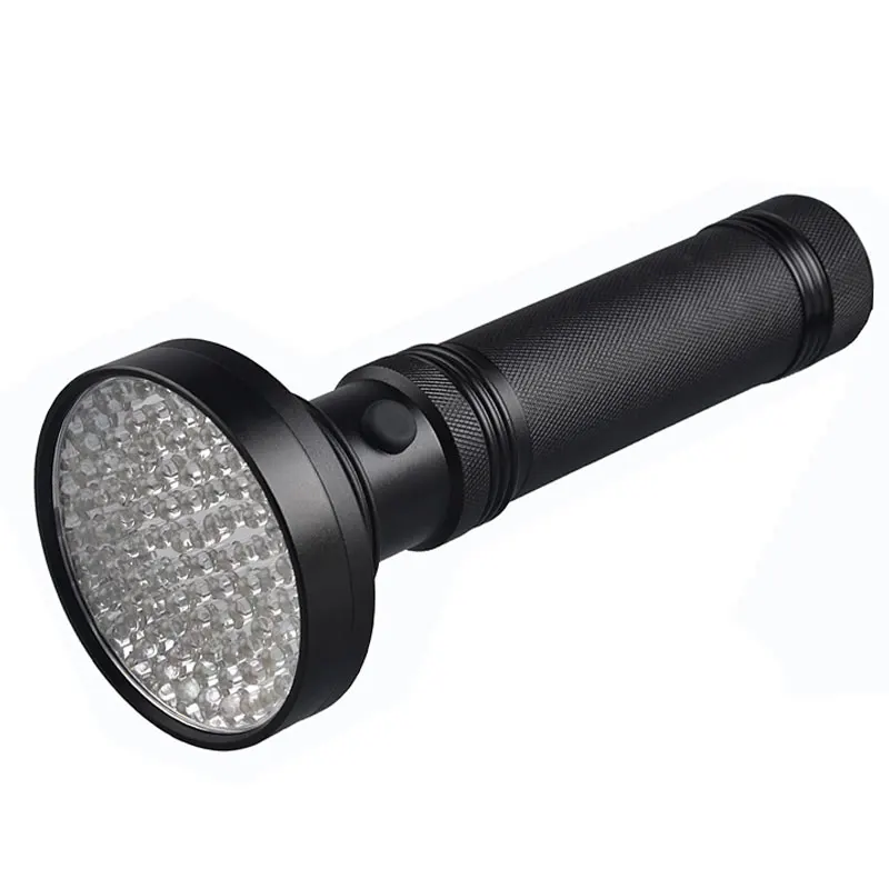 TOPCOM 100 LED 395nm Aluminum Alloy Purple Light 100 LED UV LED Flashlight