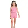 GD206A high summer sleeveless Girls Sling Solid Strap Romper Bodysuit baby Clothes