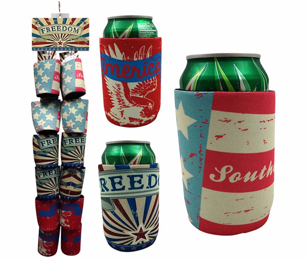 Full Sublimation Printed Neoprene Beer Can Cooler Holder Buy Can
