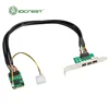 new arrival ti chipset Mini PCI Express to 1 1394 a and 2 1394b firewir 1394 card