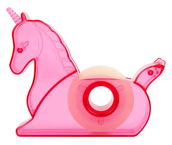 Ltb42 Unicorn Tape Dispenser Custom Mini Desktop Novelty Tape Dispenser
