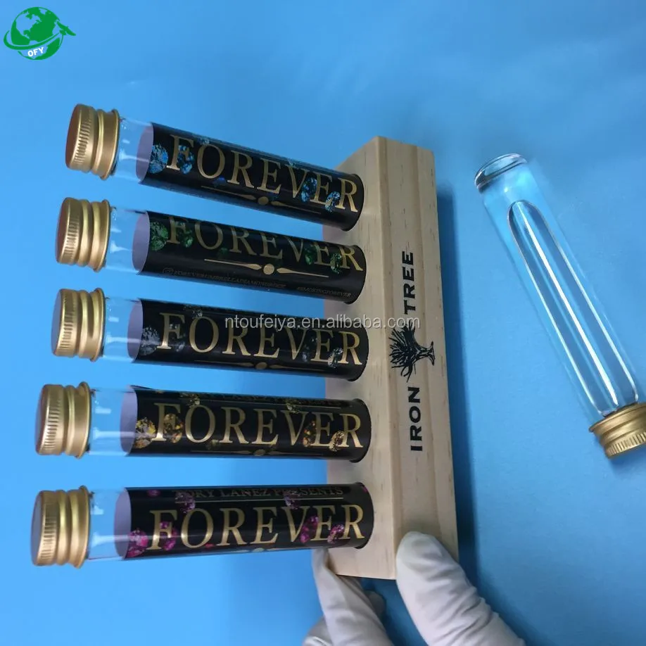 Different Size Clear Glass Joint Tube Doob Tube With Twist Cap Buy