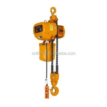 Kito Type Electric Chain Hoist 3 Ton With Double Chain - Buy 3t ...