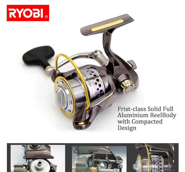 1000-4000 series spinning reel with front drag ZAB Ryobi Zauber FD 