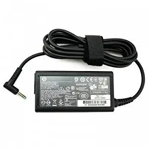 741727-001 Smart AC power adapter (45 watt) - 4.5mm barrel connector, non-power factor correcting (NPFC) - Requires 3-wire AC power cord with C5 connector
