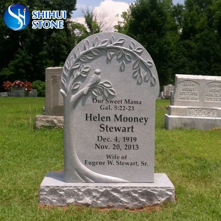 Modern Granite Headstone Designs Bird Headstone With Carved Eagle For