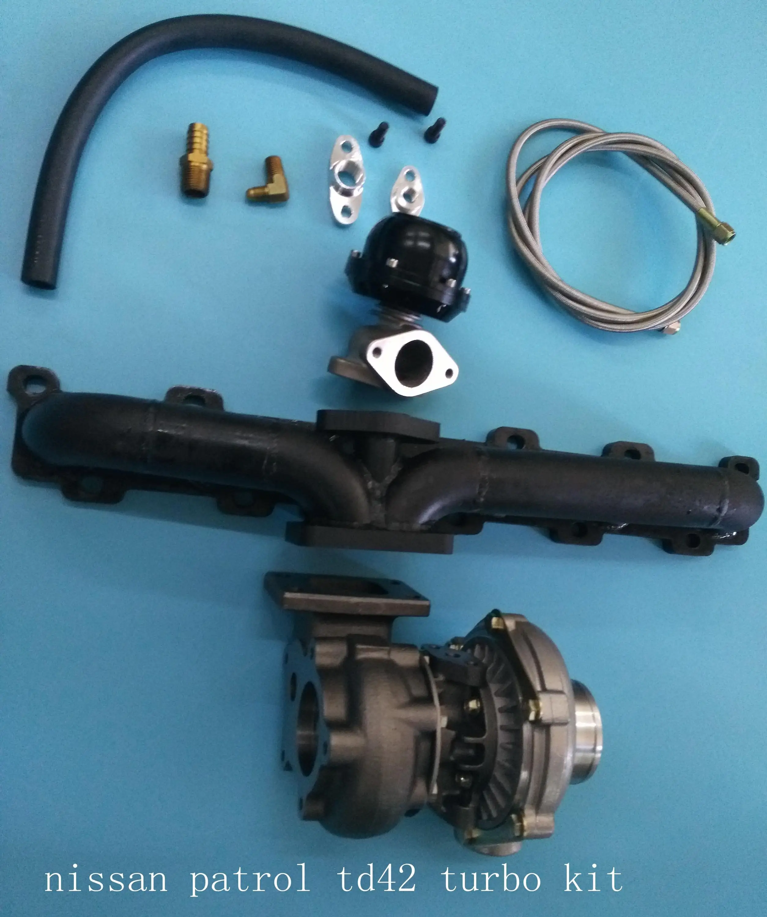 For Nissan Patrol Td42 Turbo Kit Turbo Manifold Wastegate Turbocharger