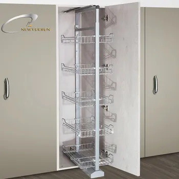 450mm Pull Out Tall Pantry Organizer Basket 450mm Pull Out Tall Pantry Organizer