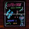 Led message display menu writing blackboard