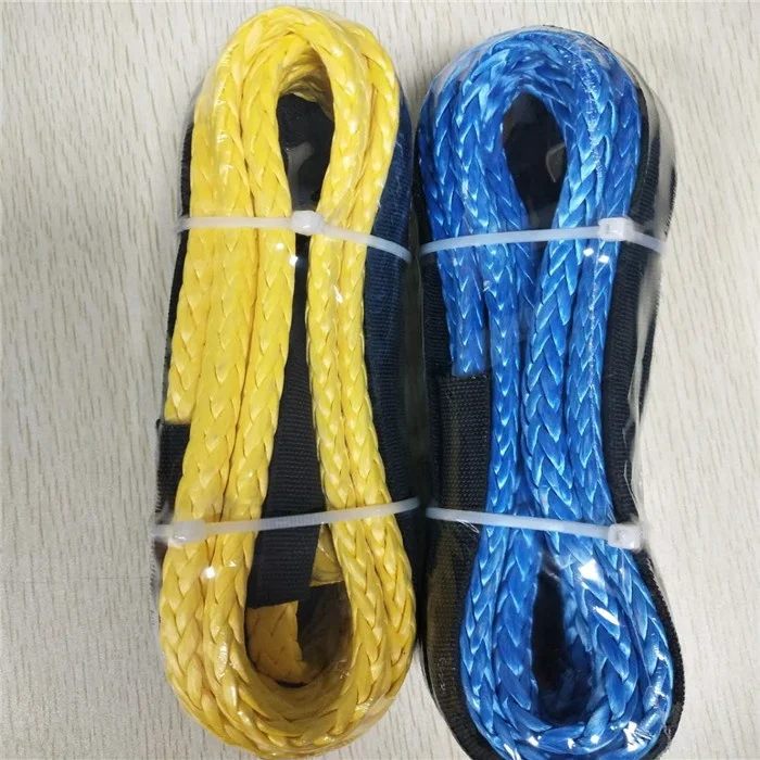 UHMWPE rope with stainless steel thimble