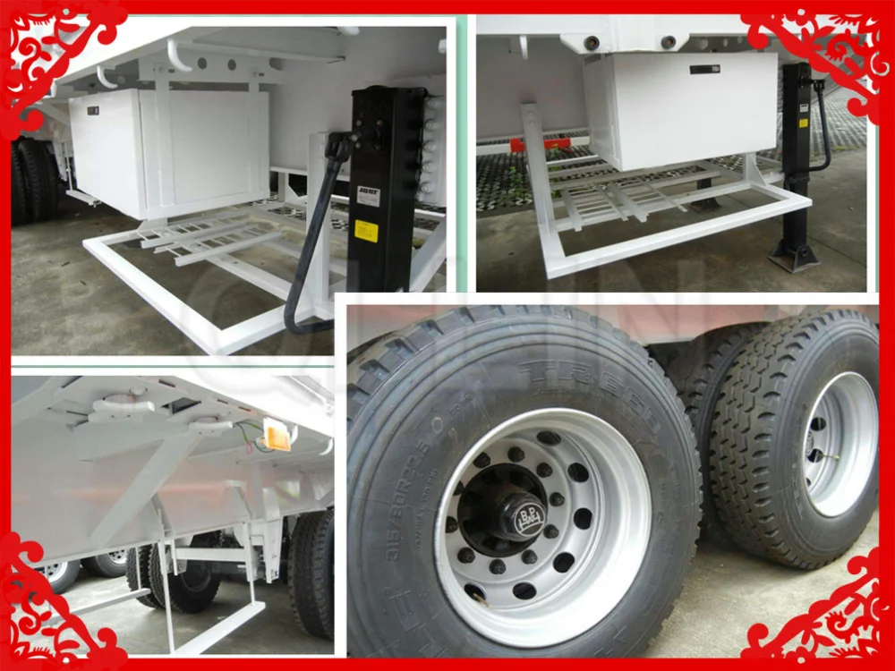 Best-selling cargo transport container chassis semi trailer