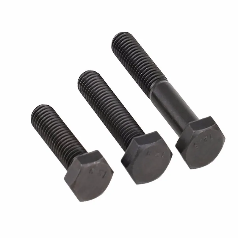 Din933 Carbon Steel Black Oxide 8.8 Grade Heavy Hex Bolt And Nut Buy