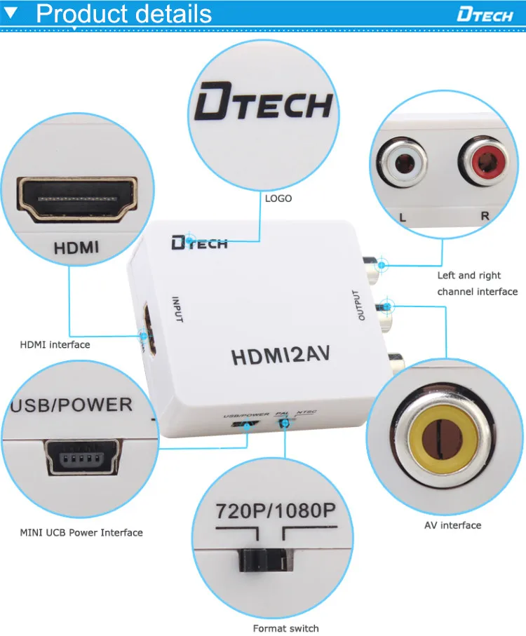 Best Buy 5.1 Audio Rca Analog To Cable Mini Hdmi To Av