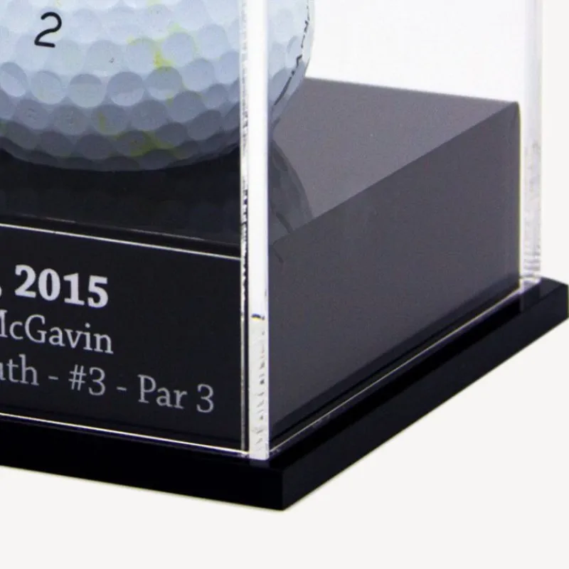 Customized Clear Plexiglass Case Acrylic Golf Ball Display Box - Buy ...