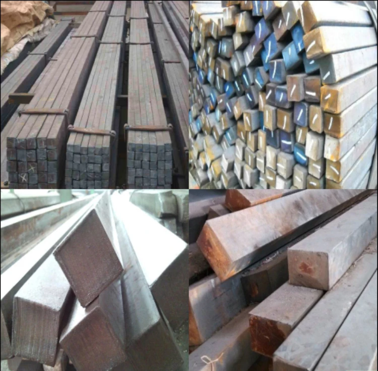 Hot Sale Mild Square Steel Bar Sizes Carbon Steel Bar Prices 20*20mm En
