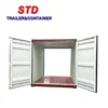 10 ft two ends door open container easy to load and unload goods