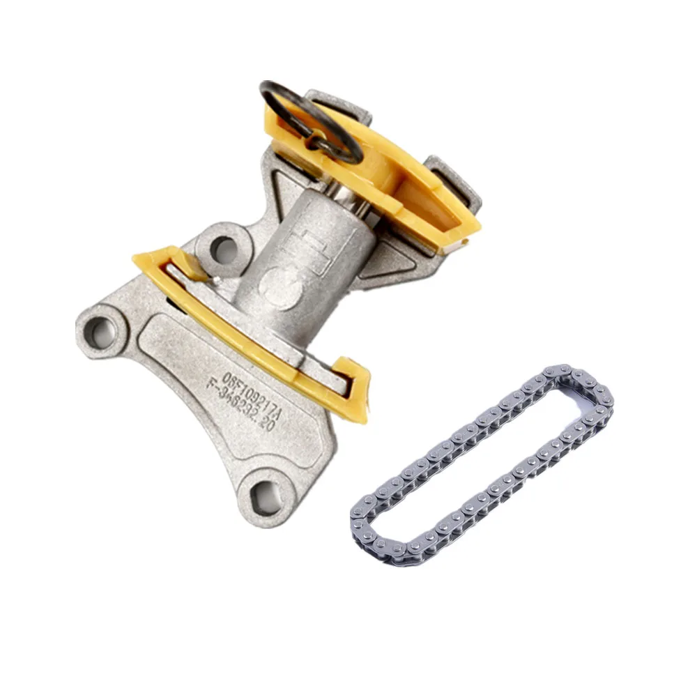 Timing Chain Tensioner + Cam Timing Chain Kit 2pcs For Vw Jetta 2.0t