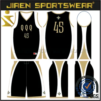 Cheap Black Basketball Jersey Design 