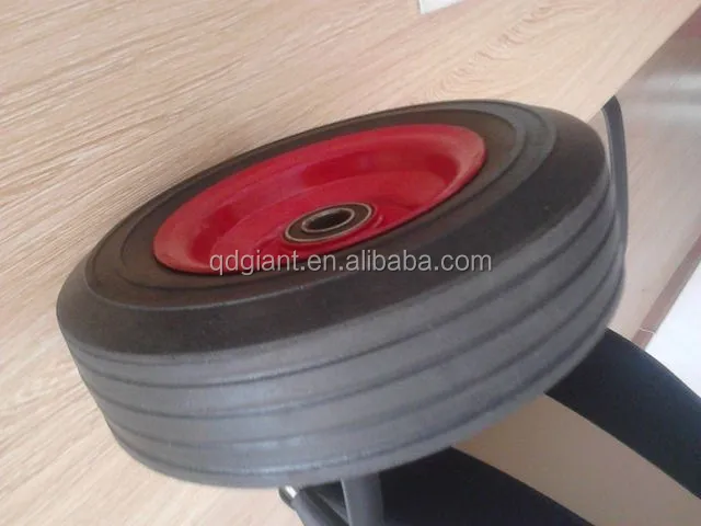 8'' solid rubber wheel for hand trolley